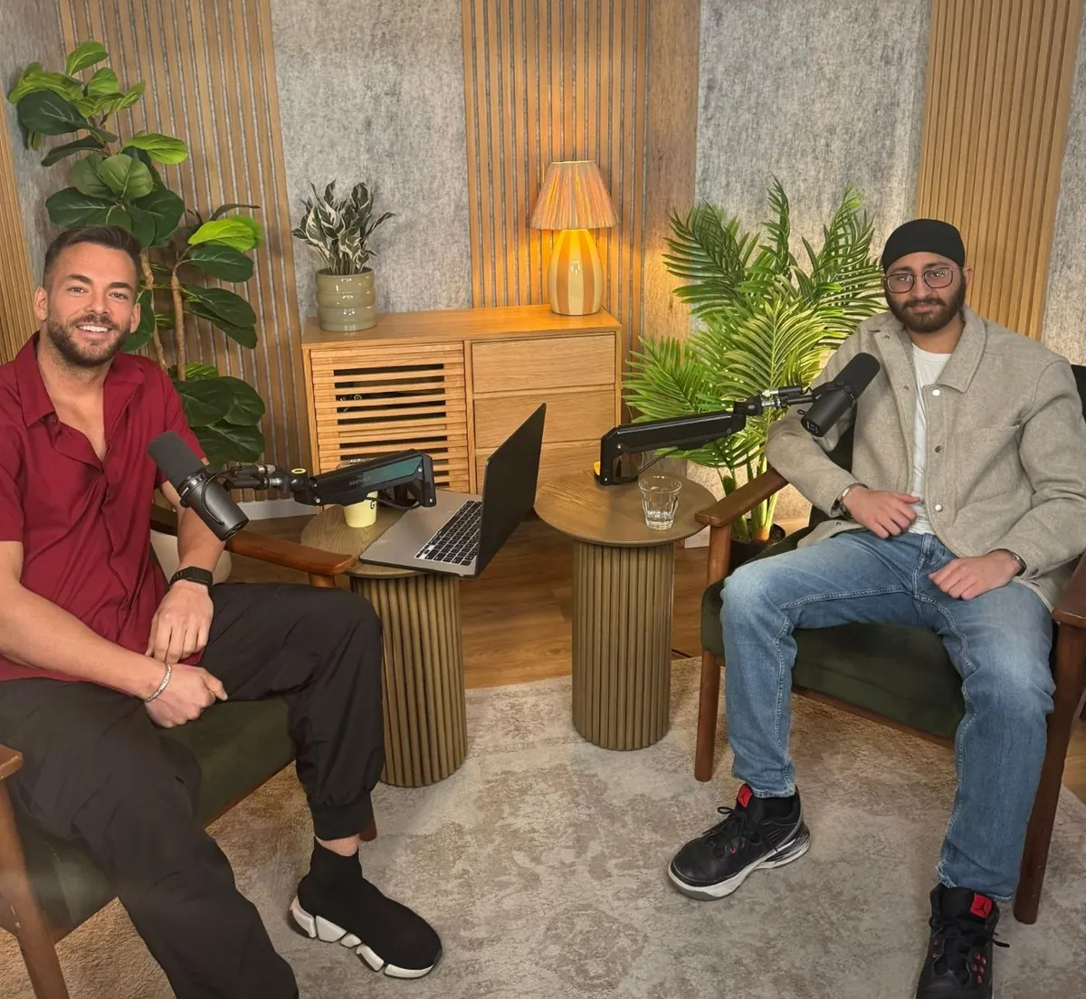 Ansh on a podcast with Tanner Chidester