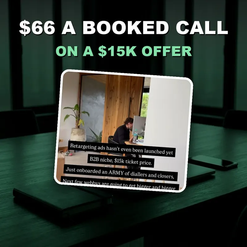$66 per booked call case study