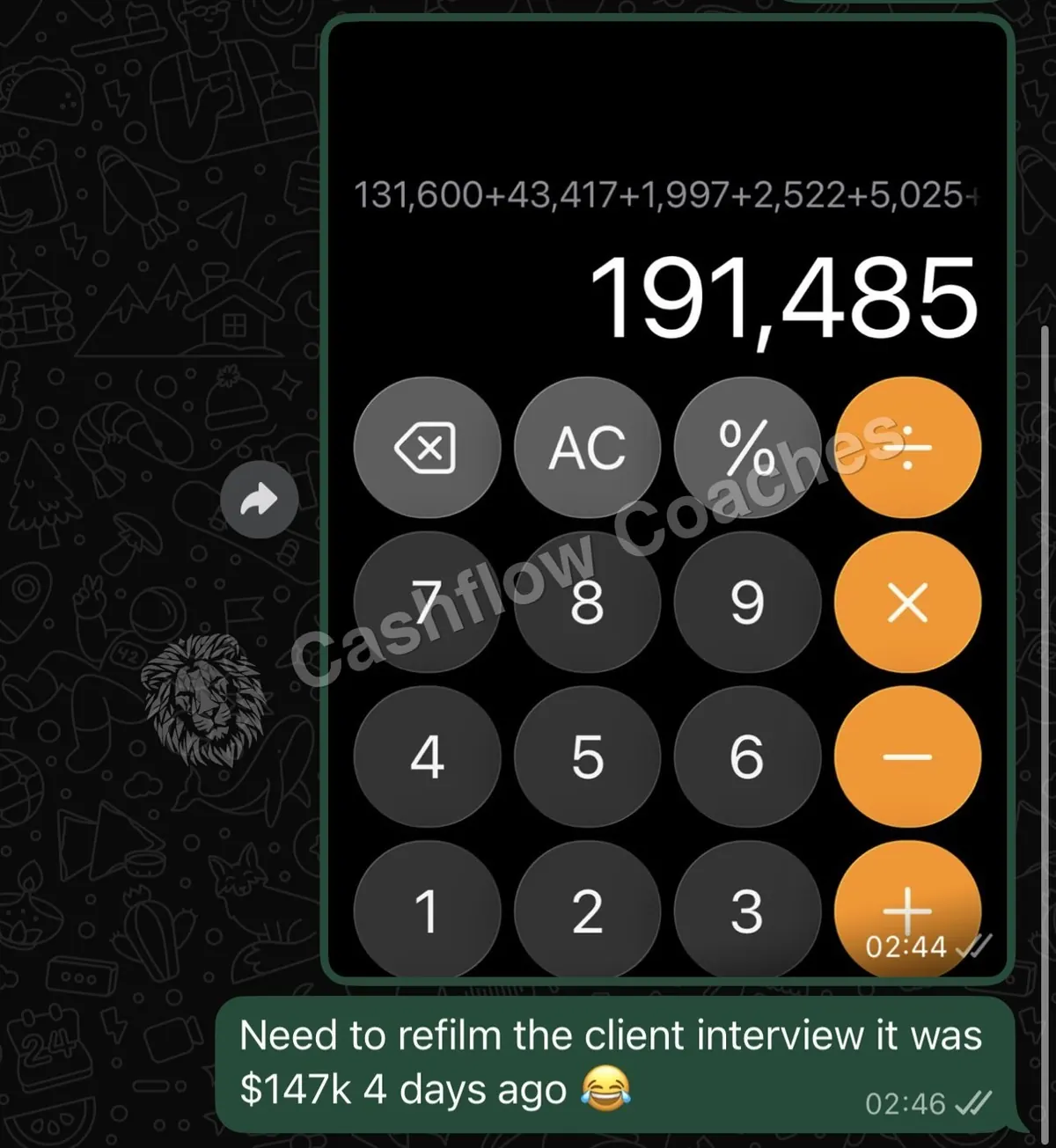 It was $147K 4 days ago.